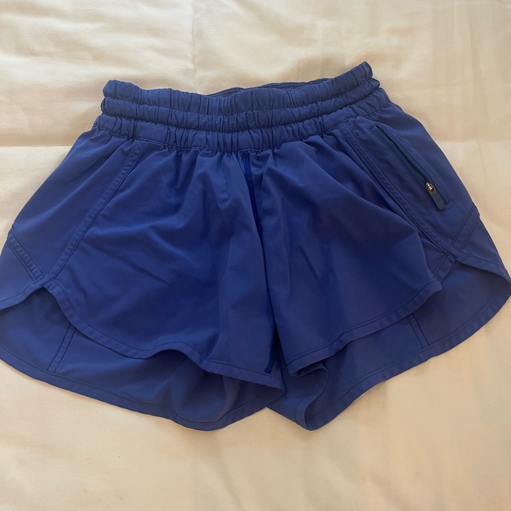 Lululemon Athletica Blue Athletic Shorts Moisture-Wicking Performance